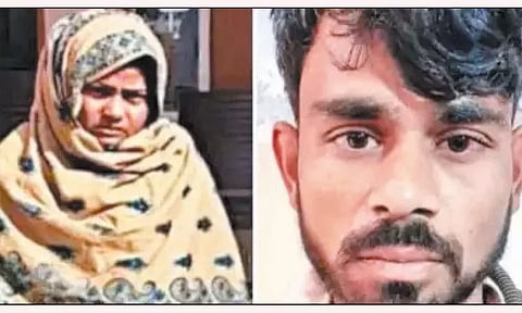 'திரிஷ்யம்' பட பாணியில் கணவரை கொன்று புதைத்து கழிவுநீர் தொட்டி கட்டிய பெண்..!!