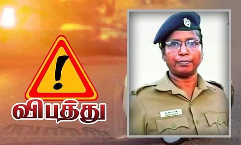 குரோம்பேட்டையில் சோகம்: கார் மோதி பெண் போலீஸ் ஏட்டு பலி - விபத்தில் சிக்கிய சப்-இன்ஸ்பெக்டருக்கு உதவ சென்றபோது பரிதாபம்