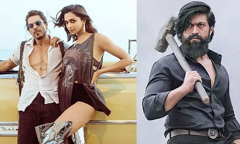 கேஜிஎப்-2 வாழ்நாள் வசூலை வெறும் முன்பதிவு வசூலால் முறியடித்த ஷாருக்கானின் பதான்