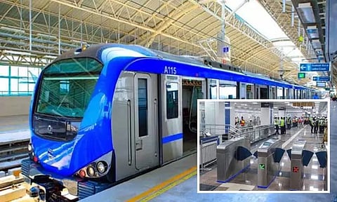 மெட்ரோ ரெயில் நிலையங்களில் விமான பயணிகளுக்கு 'செக்-இன்' வசதி - மார்ச் மாதம் சோதனை முறையில் அமல்படுத்த திட்டம்