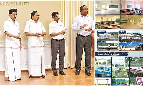 ரூ.202 கோடி செலவில் கட்டப்பட்ட உயர்கல்வி கட்டிடங்கள்: முதல்-அமைச்சர் திறந்துவைத்தார்