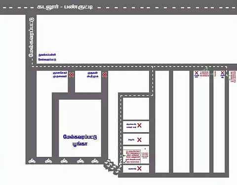 மதுபிரியர்களுக்கு வரைபடம் அனுப்பி சாராயம் விற்பனை