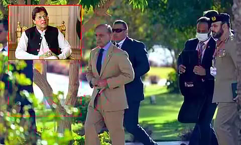 ஷெபாஸ் ஷெரீப் பிச்சை பாத்திரம் ஏந்தி உலகம் முழுவதும் சுற்றுகிறார்; இம்ரான் கான் தாக்கு