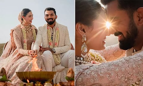 நடிகை அதியாவை கரம்பிடித்த இந்திய கிரிக்கெட் வீரர் கே.எல்.ராகுல்..!