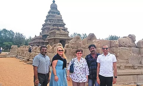 இந்தியாவுக்கான செக் குடியரசின் தூதர் மாமல்லபுரம் வருகை