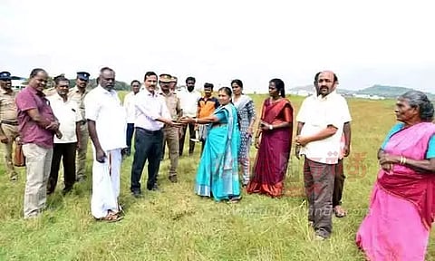 திருப்பரங்குன்றம் அருகே ரூ.1.65 கோடி மதிப்புள்ள கோவில் நிலம் மீட்பு