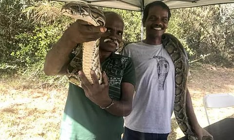 தமிழ்நாட்டை சேர்ந்த 2 பேருக்கு பத்மஸ்ரீ விருது - பாம்பு பிடிக்கும் இருளர் பழங்குடியினத்தை சேர்ந்தவர்கள்...!