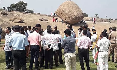 ஜி20 மாநாடு: மாமல்லபுரம் முழுவதும் பாதுகாப்பு நடவடிக்கை தீவிரம்