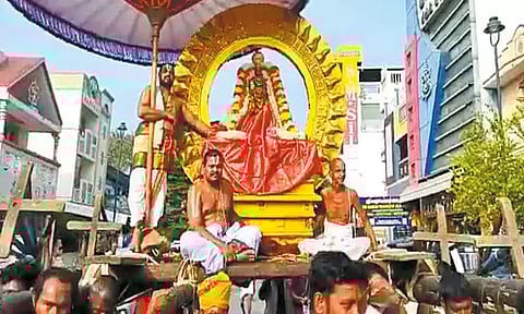 காஞ்சீபுரம் வரதராஜ பெருமாள் கோவிலில் ரதசப்தமி விழா