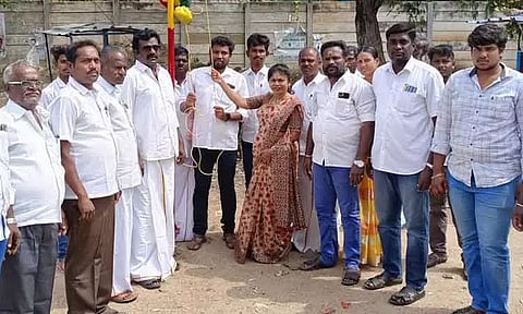 பா.ம.க. கொடியேற்று விழா