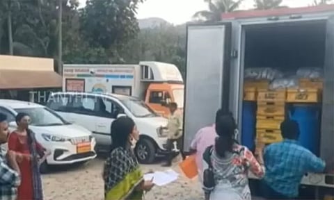 கேரளா எல்லையில் பயங்கர சோதனை - தமிழக உணவு பொருட்கள் தரம் குறைவு என புகார்