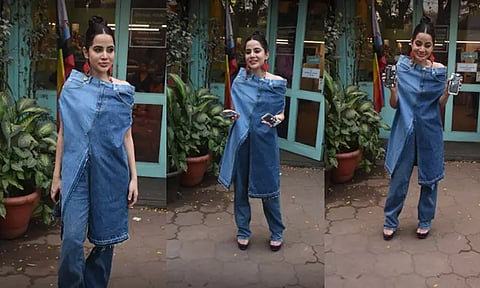 எந்த சண்டையில் சட்டை கிழிஞ்சதோ...? மேலாடையான ஜீன்ஸ் பேண்ட், ஊர் சுற்ற கிளம்பிய உர்பி ஜாவேத்