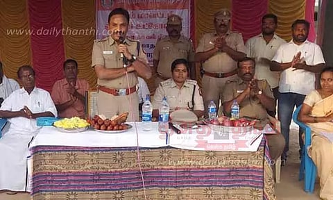 கஞ்சா இல்லாத கிராமம் சின்னசோரகைபோலீஸ் சூப்பிரண்டு சிவக்குமார் அறிவிப்பு