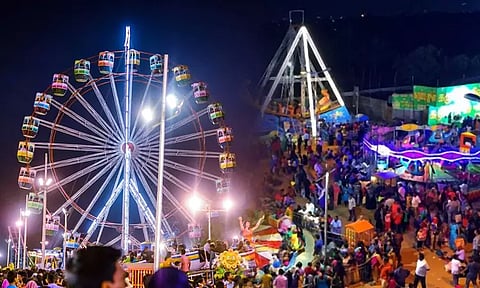 சென்னை தீவுத்திடலில் நடந்து வரும் இந்திய சுற்றுலா-தொழில் பொருட்காட்சிக்கு 4½ லட்சம் பேர் வருகை - அமைச்சர் ராமச்சந்திரன் தகவல்