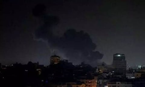 ராக்கெட் உற்பத்தி ஆலையை குறிவைத்து காசாமுனை மீது இஸ்ரேல் போர் விமானங்கள் தாக்குதல்