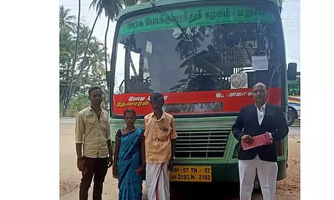 இழப்பீடு வழங்காததால் அரசு பஸ் ஜப்தி