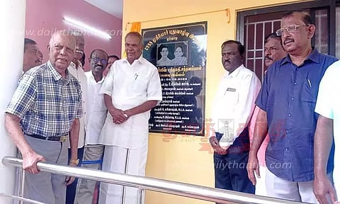 ரூ.25 லட்சத்தில் முதியோர் இல்ல புதிய கட்டிடம் திறப்பு விழா