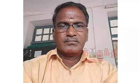 பள்ளியில் மயங்கி விழுந்த ஆசிரியர் சாவு