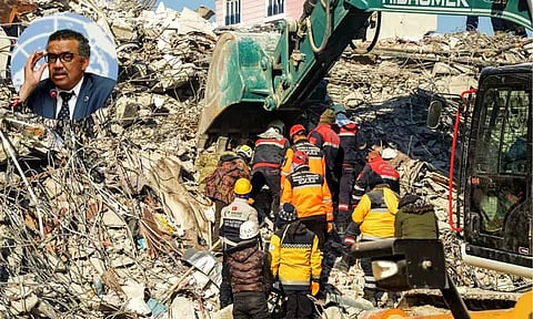 நிலநடுக்கத்தால் கடும் பாதிப்பு: சிரியா செல்லும் உலக சுகாதார அமைப்பு தலைவர்...!