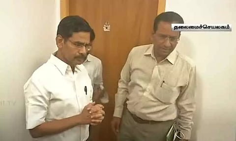 முதல்-அமைச்சரின் தனிப்பிரிவு அலுவலகத்தில் தலைமைச் செயலாளர் இறையன்பு திடீர் ஆய்வு