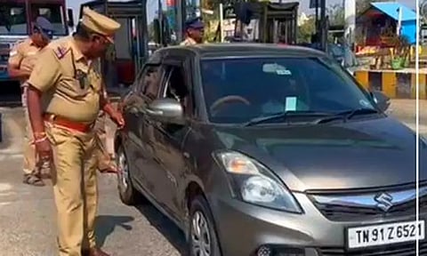 ஏடிஎம் கொள்ளை சம்பவம்: திருவண்ணாமலை மாவட்டம் முழுவதும் போலீசார் தீவிர வாகன தணிக்கை