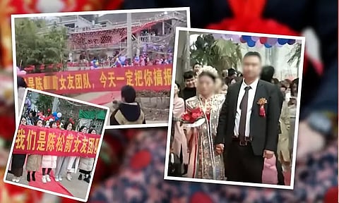 "உன்னை விட மாட்டோம்" திருமணத்தின் போது மண்டபத்தில் மணமகனின் 7 முன்னாள் காதலிகள் போராட்டம்!