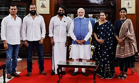 பிரதமர் மோடியுடனான சந்திப்பு ஊக்கமளிக்கிறது - நடிகர் ரிஷப் ஷெட்டி