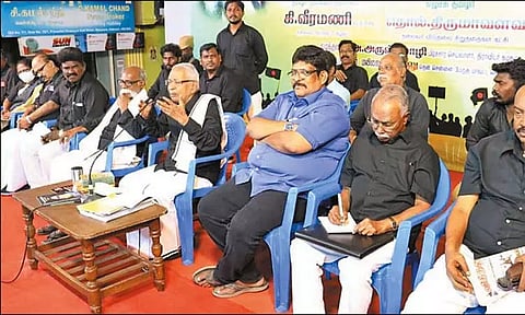 'சேது சமுத்திர திட்டத்தை நிறைவேற்றினால் பொருளாதாரம் செழிக்கும்' கி.வீரமணி பேச்சு