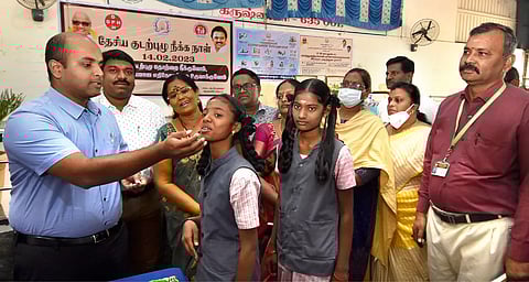 தேசிய குடற்புழு நீக்க முகாம்