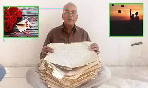 111 பேனாக்கள், 3 மாதங்கள்... அன்பை வெளிப்படுத்த மனைவிக்கு 1,000 பக்க கடிதம் எழுதிய நபர்