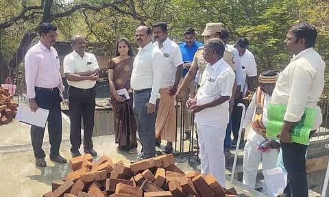 விருத்தாசலம் பகுதியில் வளர்ச்சி திட்ட பணிகளை கலெக்டர் ஆய்வு