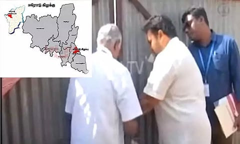 ஈரோடு கிழக்கு தொகுதியில் 14 திமுக- அதிமுக அலுவலகங்களுக்கு சீல்: தேர்தல் அதிகாரிகள் அதிரடி