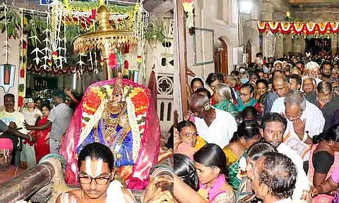 உறையூர் கமலவல்லி நாச்சியார் கோவிலில் சொர்க்கவாசல் திறப்பு