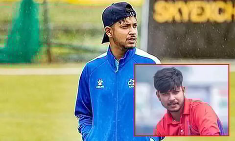 நேபாளம்: பலாத்கார குற்றவாளியான சந்தீப்புடன் கைகுலுக்காமல் தவிர்த்த கிரிக்கெட் வீரர்கள்; வீடியோ வைரல்