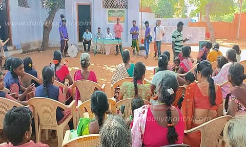 வேளாண்மை திட்ட விழிப்புணர்வு நிகழ்ச்சி