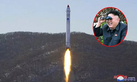 கிழக்கு கடல் பகுதியை நோக்கி 2 ஏவுகணைகளை இன்று செலுத்தி பரிசோதனை செய்த வடகொரியா