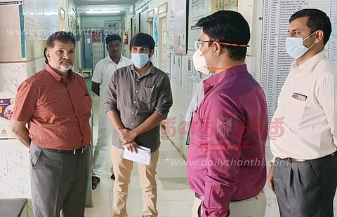 வளர்ச்சி பணிகளை கண்காணிப்பு அலுவலர் ஆய்வு