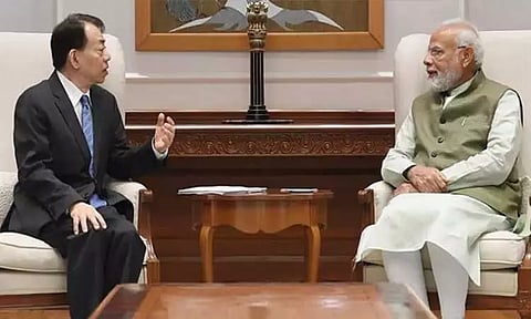 பிரதமர் மோடியை சந்தித்த ஆசிய மேம்பாட்டு வங்கி தலைவர்