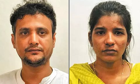 வெளிநாடுகளுக்கு போலி கொரோனா மருந்து அனுப்பி ரூ.6 கோடி மோசடி: கணவன்-மனைவி கைது