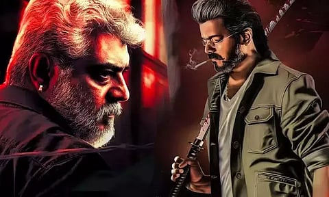 மீண்டும் விஜயுடன் மோதும் அஜித்...! லியோ போன்று படத்திற்கு ஆங்கில தலைப்பு