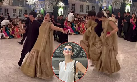 திருமண நிகழ்ச்சியில் ஆர்.ஆர்.ஆரின் 'நாட்டு நாட்டு' பாடலுக்கு நடனமாடிய பாகிஸ்தான் நடிகை...!