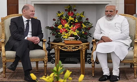 உக்ரைன் போரில் அமைதி தீர்வுக்கு இந்தியா உதவத்தயார்; ஜெர்மனி பிரதமரை சந்தித்த பிரதமர் மோடி உறுதி