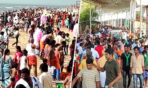 மாசித்திருவிழா கோலாகலம்: திருச்செந்தூரில் குவிந்த பக்தர்கள்...!