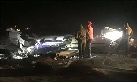 அமெரிக்காவில் ஆம்புலன்ஸ் விமானம் விழுந்து நொறுங்கியது - 5 பேர் பலி