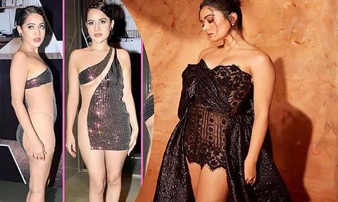 இதுக்கு மேல குறைக்க முடியாதுப்பா...! உர்பி ஜாவேத்துக்கே டப் கொடுக்கும் நடிகை ராஷ்மிகா