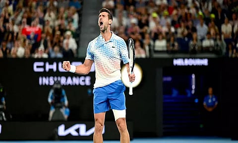 image courtesy: Novak Djokovic twitter via ANI