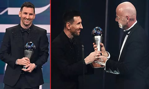 2022-ம் ஆண்டின் சிறந்த கால்பந்து வீரருக்கான பிபா விருதை வென்றார் மெஸ்சி..!