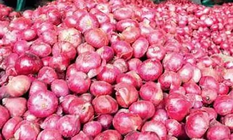 மராட்டியத்தில் கிலோ ரூ.2க்கு ஏலம் போல வெங்காயம்: கடும் வீழ்ச்சியால் விவசாயிகள் போராட்டம்