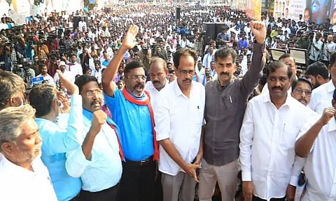 பா.ம.க., பா.ஜ.க. இருக்கும் கூட்டணியில் விடுதலை சிறுத்தைகள் இருக்காது - தொல்.திருமாவளவன் பேச்சு