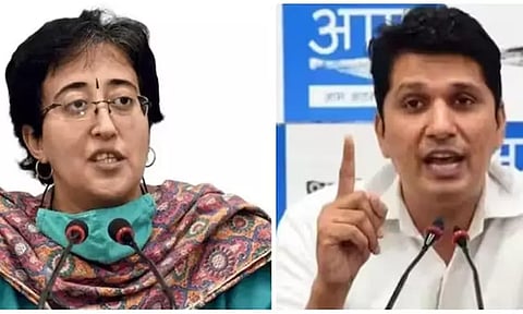 சத்யேந்திர ஜெயின், சிசோடியா ராஜினாமா; பரத்வாஜ், ஆதிஷியை மந்திரி சபையில் சேர்க்க கவர்னருக்கு கெஜ்ரிவால் பரிந்துரை